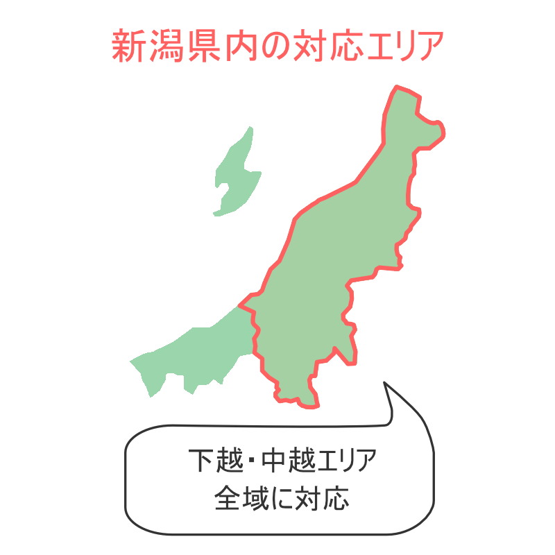 おしぼりリース対応エリア