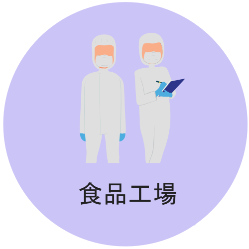 ユニフォームリース　食品工場
